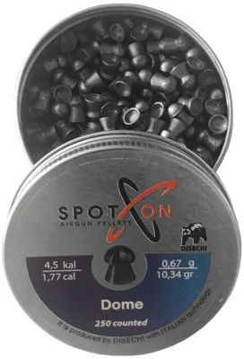 Puli pnevmaticheskie Spoton Dome k. 4,5mm 0,67g (250 sht)